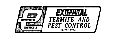 E EXTERMITAL CHEMICALS EXTERMITAL TERMITE AND PEST CONTROL INCE 1936