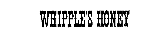 WHIPPLE'S HONEY