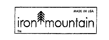 IRON MOUNTAIN MADE IN USA TM 