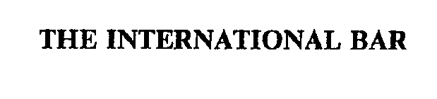 THE INTERNATIONAL BAR