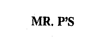 MR. P'S