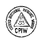 CPIW CERTIFIED PROFESSIONAL INSURANCE WOMAN NA INS. W