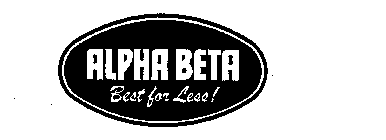 ALPHA BETA BEST FOR LESS!