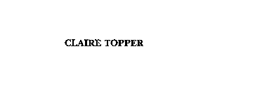 CLAIRE TOPPER