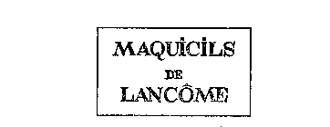 MAQUICILS DE LANCOME