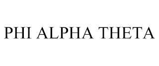 PHI ALPHA THETA