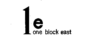 1 E ONE BLOCK EAST