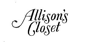 ALLISON'S CLOSET