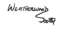 WEATHERWOOD SCOTTY