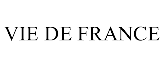 VIE DE FRANCE