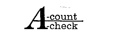 A-COUNT A-CHECK