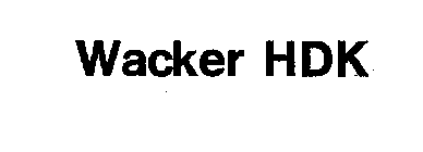 WACKER HDK