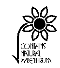 CONTAINS NATURAL PYRETHRUM