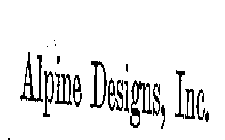 ALPINE DESIGNS