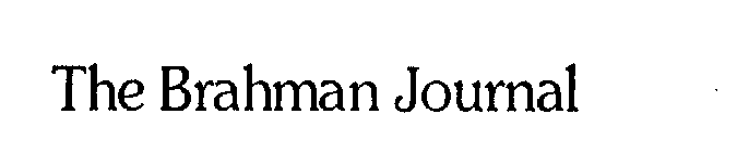 THE BRAHMAN JOURNAL