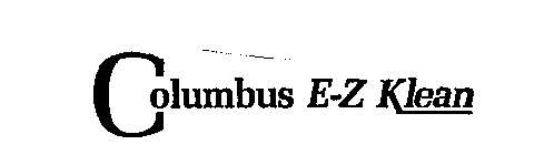 COLUMBUS E-Z KLEAN