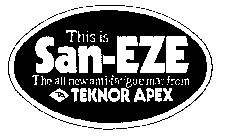 THIS IS SAN-EZE THE ALL NEW ANTI-FATIGUE MAT FROM TEKNOR APEX