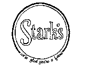 STARK'S WE'RE GLAD YOU'RE A FRIEND