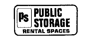 PS PUBLIC STORAGE RENTAL SPACES