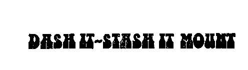 DASH IT-STASH IT MOUNT