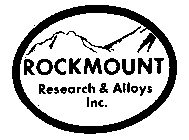 ROCKMOUNT RESEARCH & ALLOYS INC.