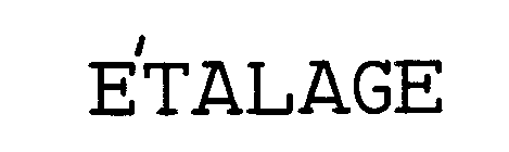 ETALAGE