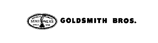 GOLDSMITH BROS AMERICA'S LARGEST STATIONERS SINCE 1886