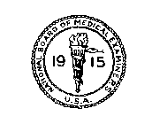 NATIONAL BOARD OF MEDICAL EXAMINERS U.S.A.  1915