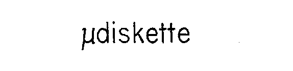 µDISKETTE