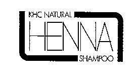 KHC NATURAL HENNA SHAMPOO