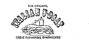 ITALIAN U-BOAT THE ORIGINAL GREAT SUBMARINE SANDWICHES