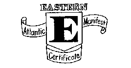 EASTERN E ATLANTIC MANIFEST CERTIFICATE