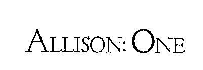 ALLISON: ONE