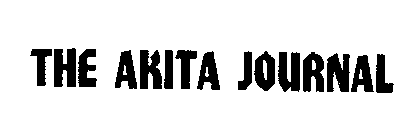 THE AKITA JOURNAL