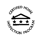 CERTIFIED HOME INSPECTION PROGRAM