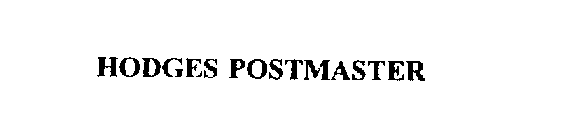 HODGES POSTMASTER
