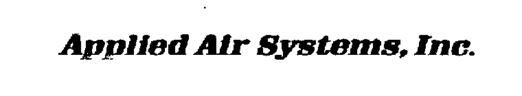APPLIED AIR SYSTEMS, INC.