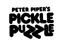 PETER PIPER'S PICKLE PUZZLE