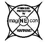 MAGNECON PREMISES PROTECTED BY MAGNECON WARNING