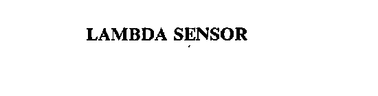 LAMBDA SENSOR