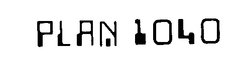 PLAN 1040