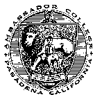 AMBASSADOR COLLEGE PASADENA CALIFORNIA THE LION SHALL DWELL WITH THE LAMB AND A LITTLE CHILD SHALL LEAD IN THE WORLD TOMORROW ISAIAH 11:6