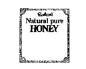 BURLESON'S NATURAL PURE HONEY