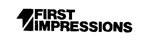 1 FIRST IMPRESSIONS