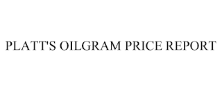 PLATT'S OILGRAM PRICE REPORT