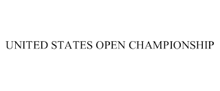 UNITED STATES OPEN CHAMPIONSHIP