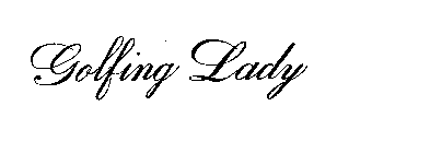 GOLFING LADY