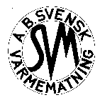 SVM A.B. SVENSK VARMEMATNING