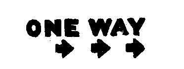 ONE WAY