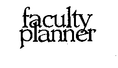 FACULTY PLANNER